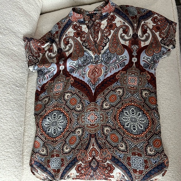 Brooks Brothers Tops - Broooks Brothers Silk Paisley Blouse